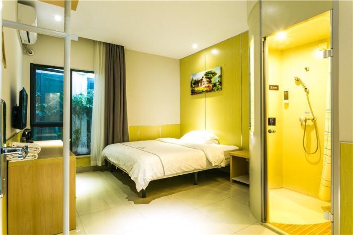 100 Inn Plus Pudong Airport Hotel Shanghai Exterior foto